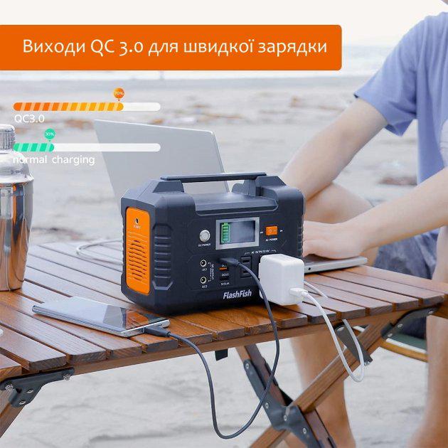 Зарядная электростанция портативная FlashFish 200 Вт 40800 мАч - фото 12