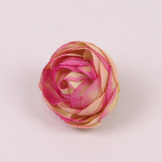 Головка Камелии Flora мини 36 шт. Зелено-розовый (22993)