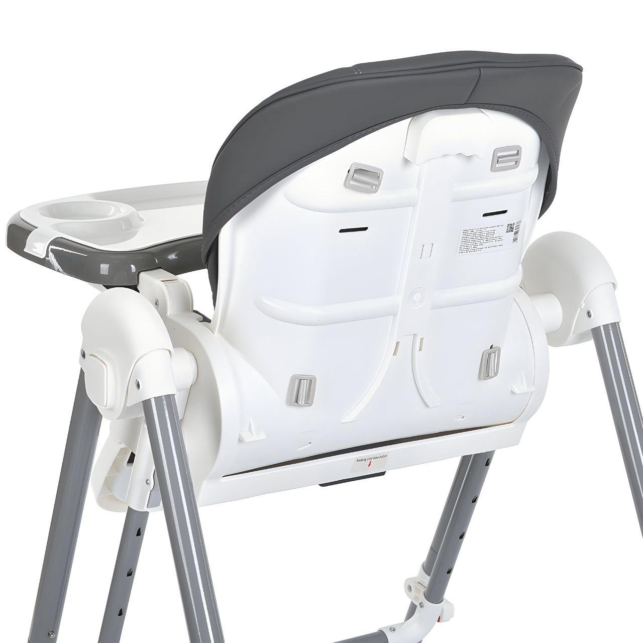 Стульчик для кормления Bambi M 5897 с функцией ручной укачивания Gray (23900619) - фото 4