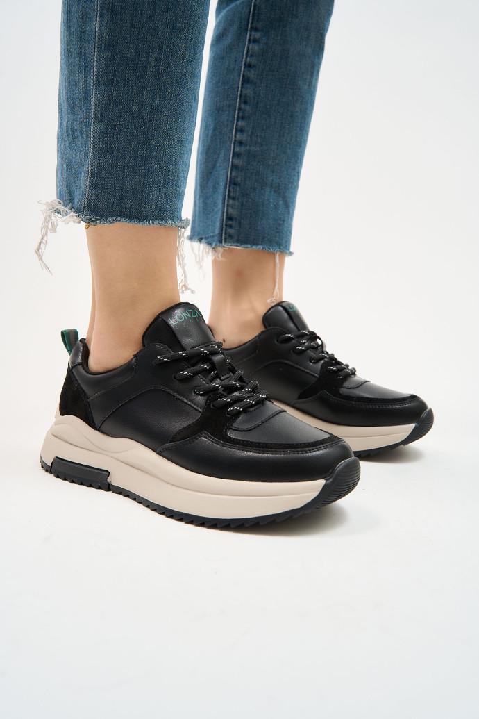 Кросівки жіночі LONZA р. 36 Чорний (181295) - фото 3