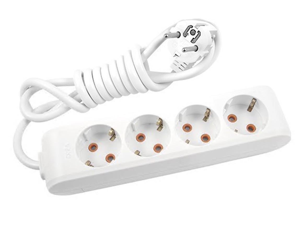 Подовжувач чотиримісний Viko Multi-Let з заземленням 2 м (27848446)