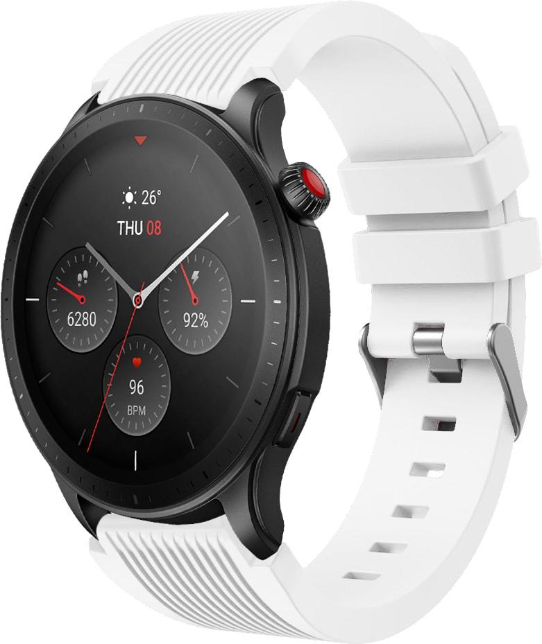 Ремешок Line для Amazfit GTR 4 22 мм White (31096-29) - фото 1 Ремешок Line для Amazfit GTR 4 22 мм White (31096-29) - фото 1