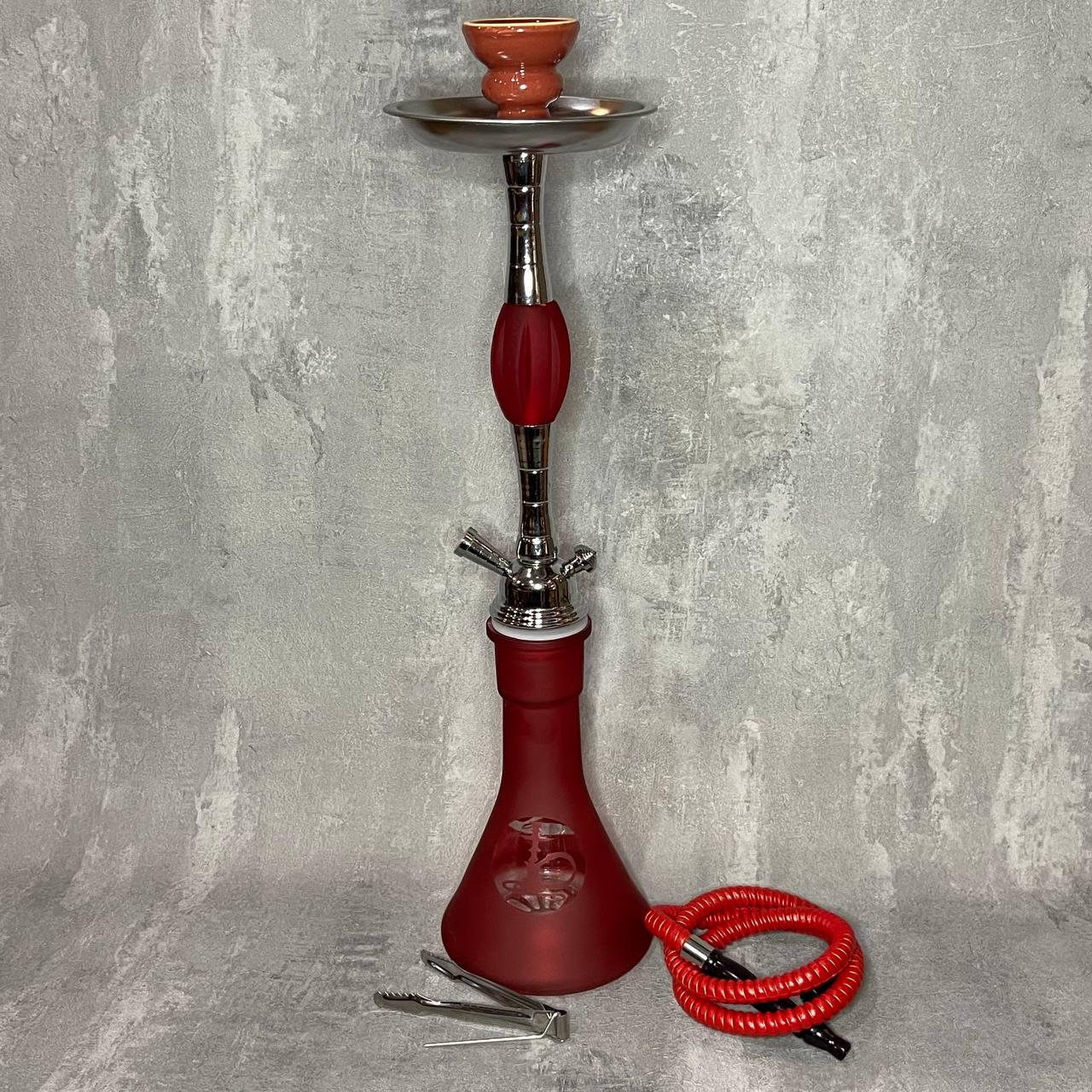Кальян средний на 2 трубки B33 50 см Красный (350658)