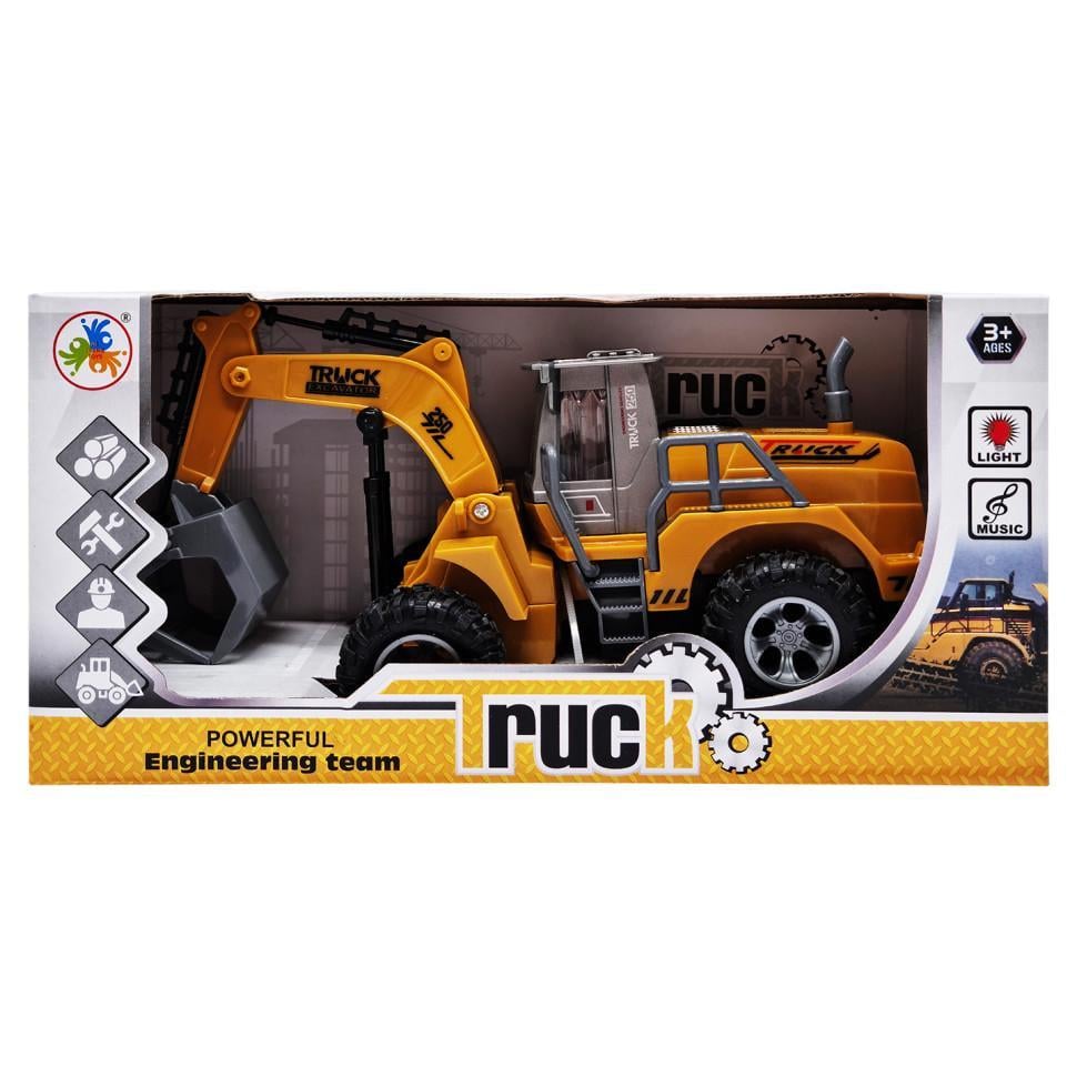 Іграшка дитяча будівельна техніка інерційна jc20 зі світлом та звуком вид 3 (RLT38586s50329)