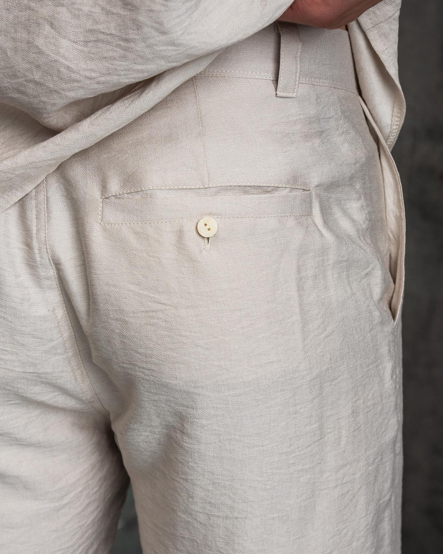 Шорти чоловічі класичні Aero лляні 4XL Бежевий (26377/2/7) - фото 4 Шорти чоловічі класичні Aero лляні 4XL Бежевий (26377/2/7) - фото 4