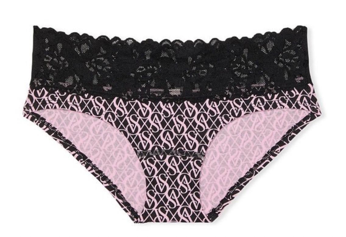 Трусики Victoria's Secret M з чорним Рожевий