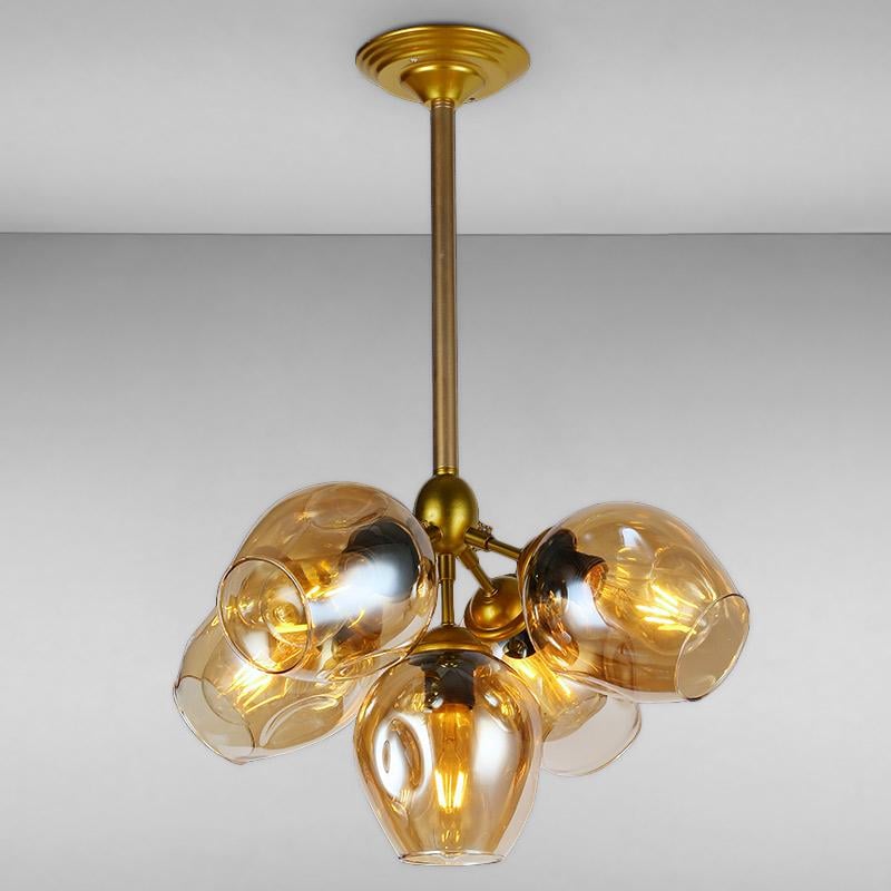 Люстра-молекула подвесная Light House LS-17136-5 Золото (16462)