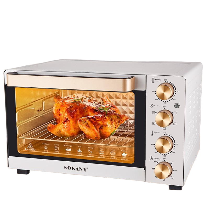 ᐉ Духовка электрическая настольная с таймером 1700 Вт 50 л (SK450W ...