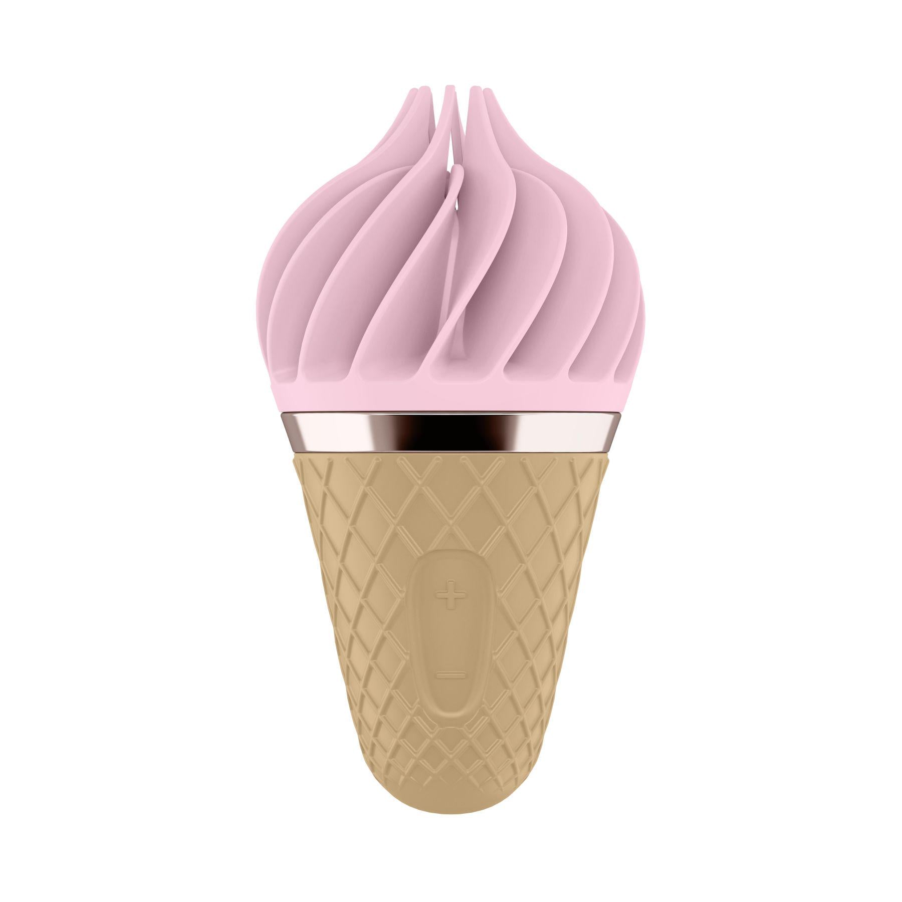 Спиннатор мороженого Satisfyer Lay-On Sweet Temptation Розовый/Коричневый (SO3552)