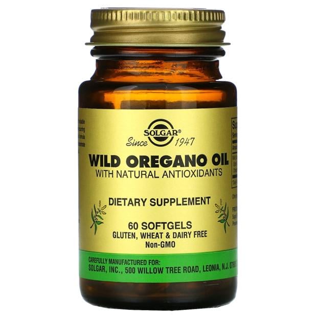 Олія орегано Solgar Wild Oregano Oil 60 кап. (1252)