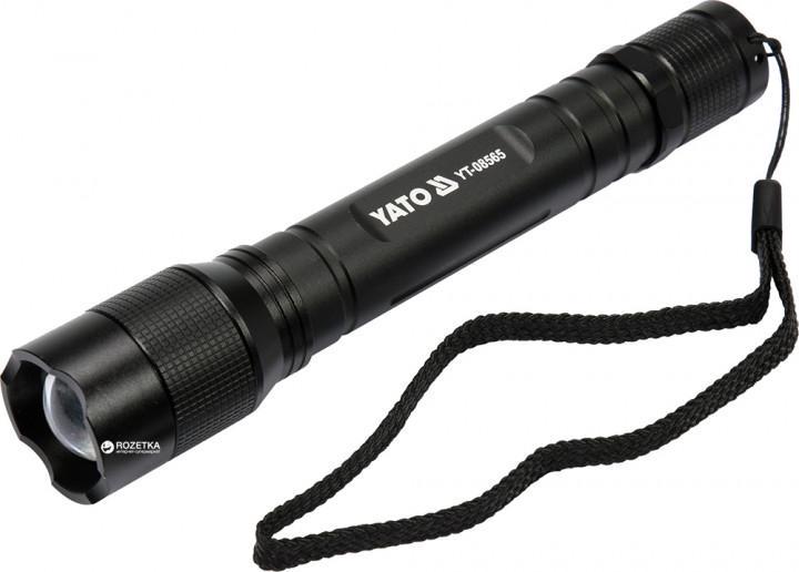 Фонарь светодиодный YATO YT-08565 3W 200Lm 2АА (YT-08565) Фонарь светодиодный YATO YT-08565 3W 200Lm 2АА (YT-08565)