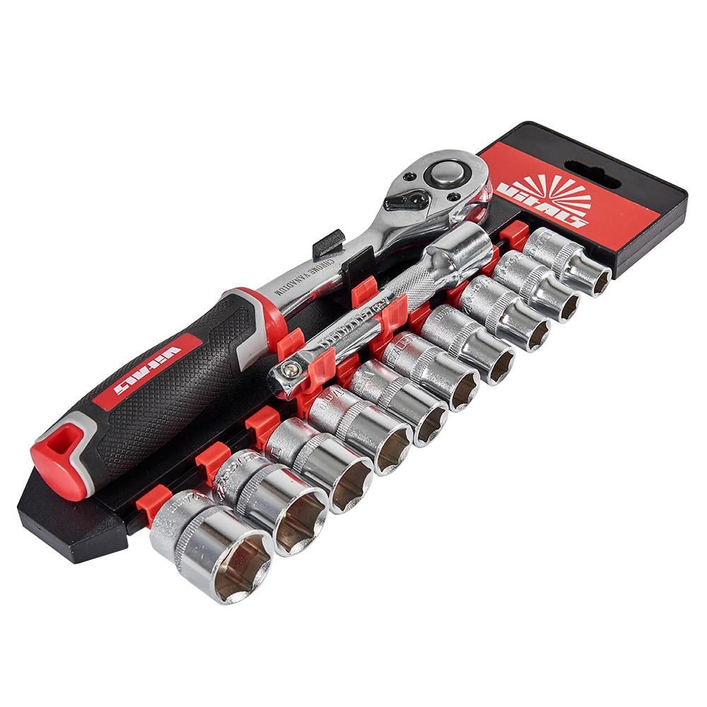 Набір головок торцевих з тріскачкою Vitals Master 1/2 (186171) - фото 3 Набір головок торцевих з тріскачкою Vitals Master 1/2 (186171) - фото 3