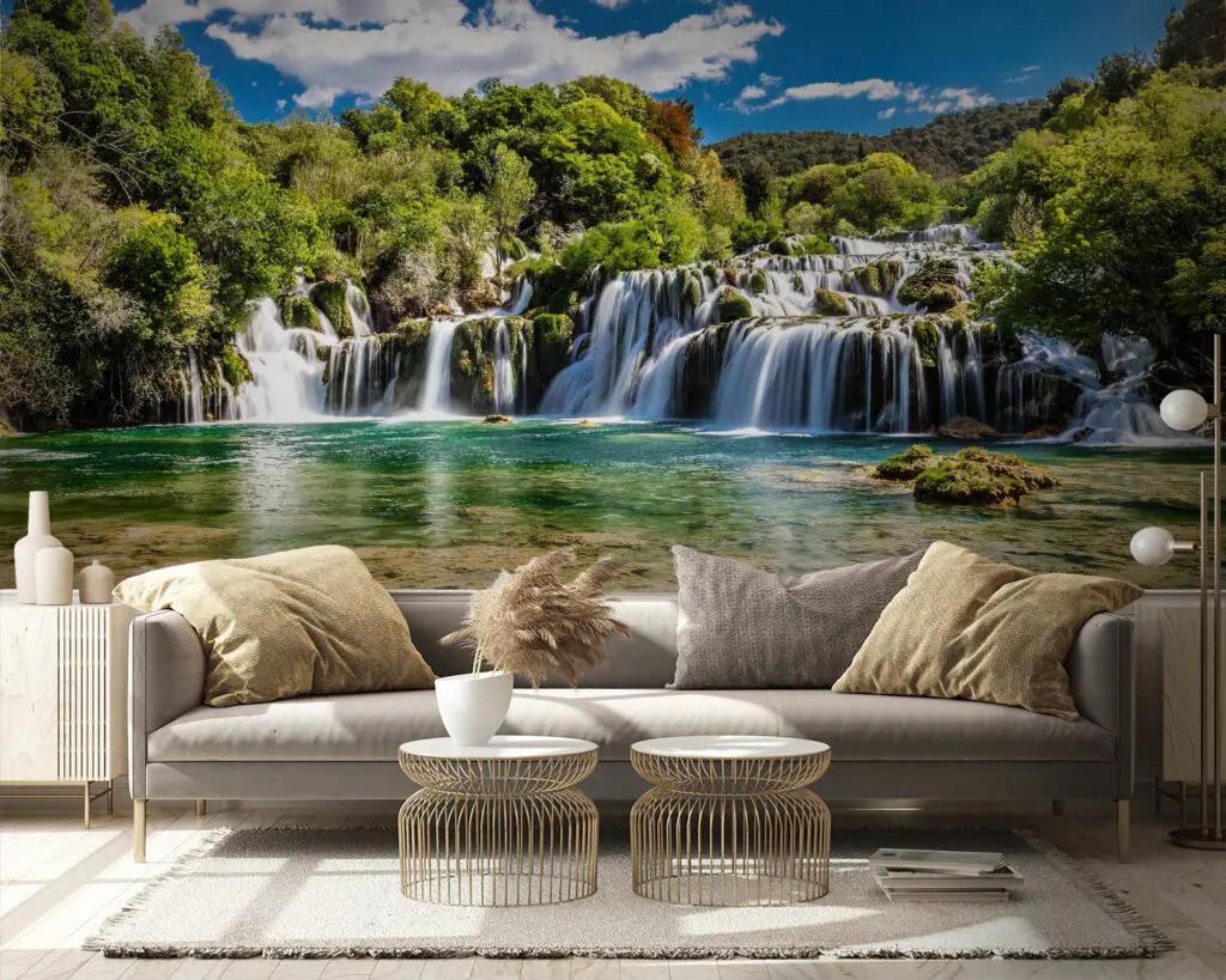 Фотообои Водопад Разноцветный (000350)