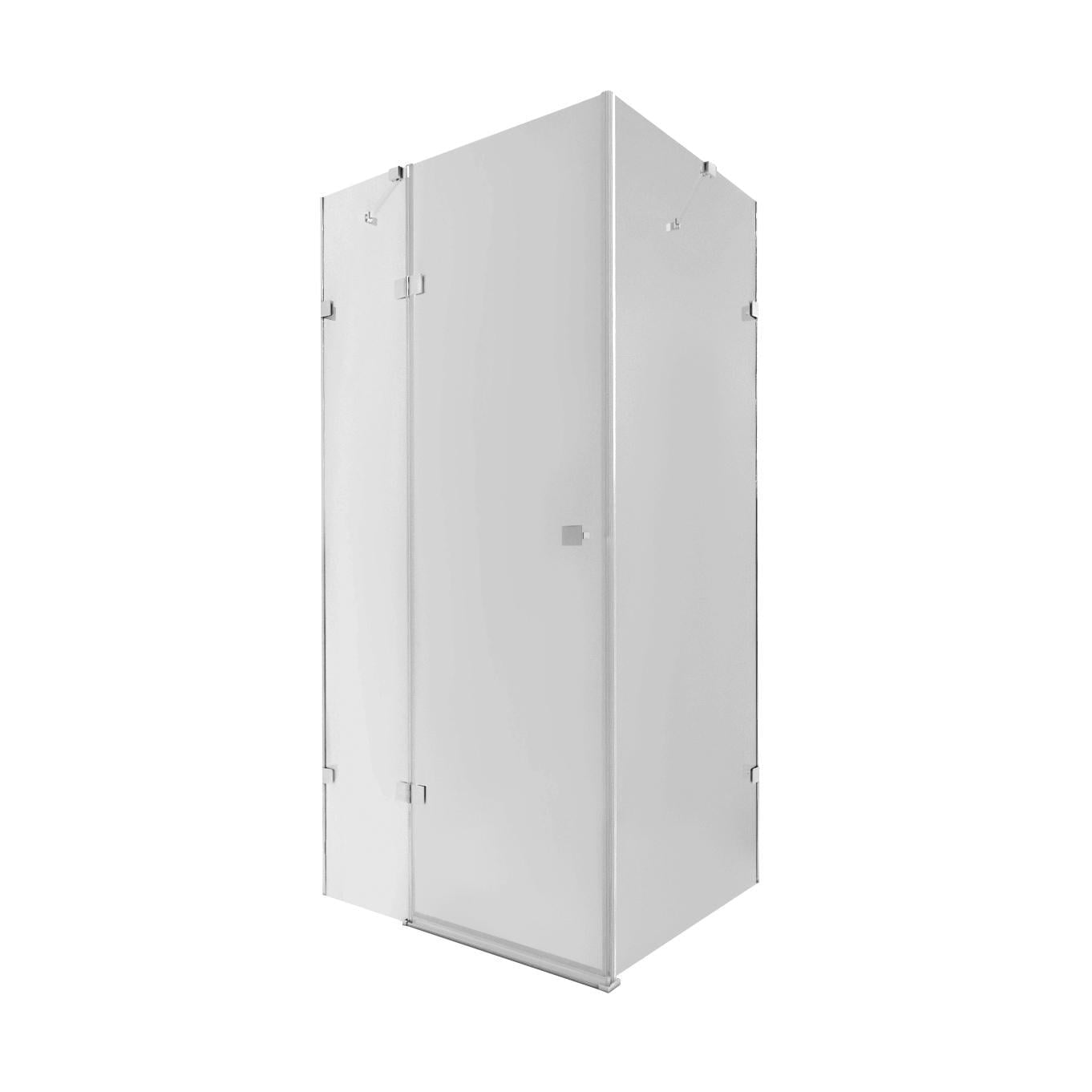 Душевая кабина Qtap Capricorn CRM1018RC6 Clear 100х80 см стекло 6 мм без поддона