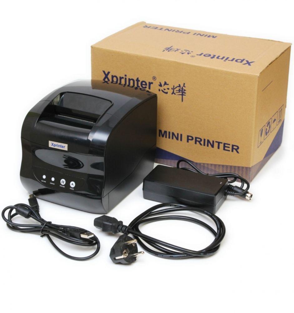 Принтер етикеток/чеків Xprinter XP-365B USB (13512662) - фото 2