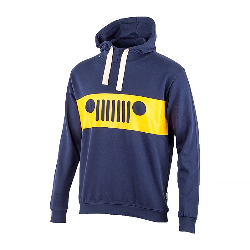 Худи мужское JEEP HOODED SWEATSHIRT GRILLE Print XL Синий (O102565-K877 XL)