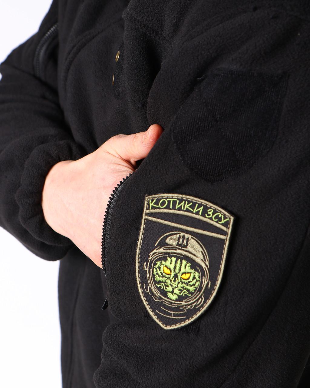 Кофта на флисе с искусственным мехом р. 52 Черный (Кофта Мішка ТС_чорн_52) - фото 8 Кофта на флисе с искусственным мехом р. 52 Черный (Кофта Мішка ТС_чорн_52) - фото 8