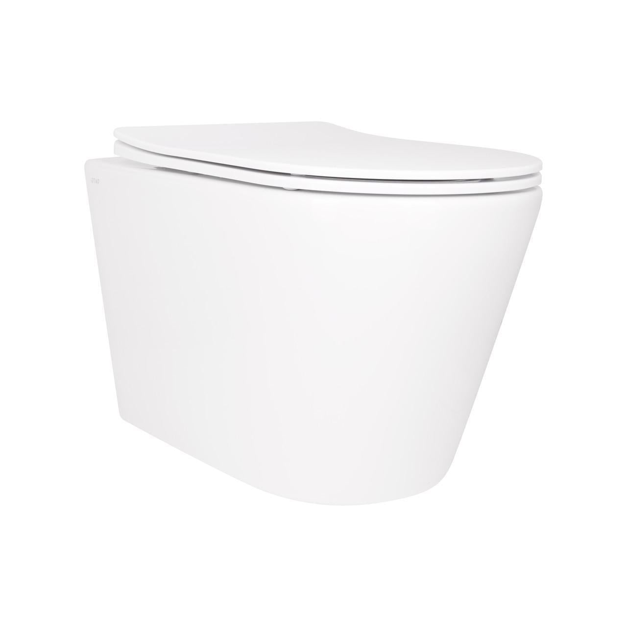 Унитаз подвесной Qtap Scorpio безобедочный Ultra Quiet с сиденьем Soft-close (QT14332380AW) Унитаз подвесной Qtap Scorpio безобедочный Ultra Quiet с сиденьем Soft-close (QT14332380AW)