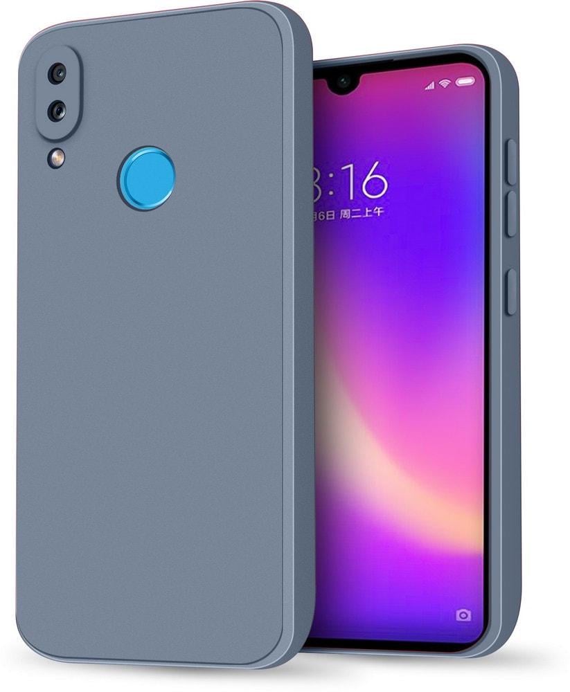 Силиконовый чехол HardCorner Xiaomi Redmi Note 7 (с микрофиброй) Gray Blue (35422-6D)