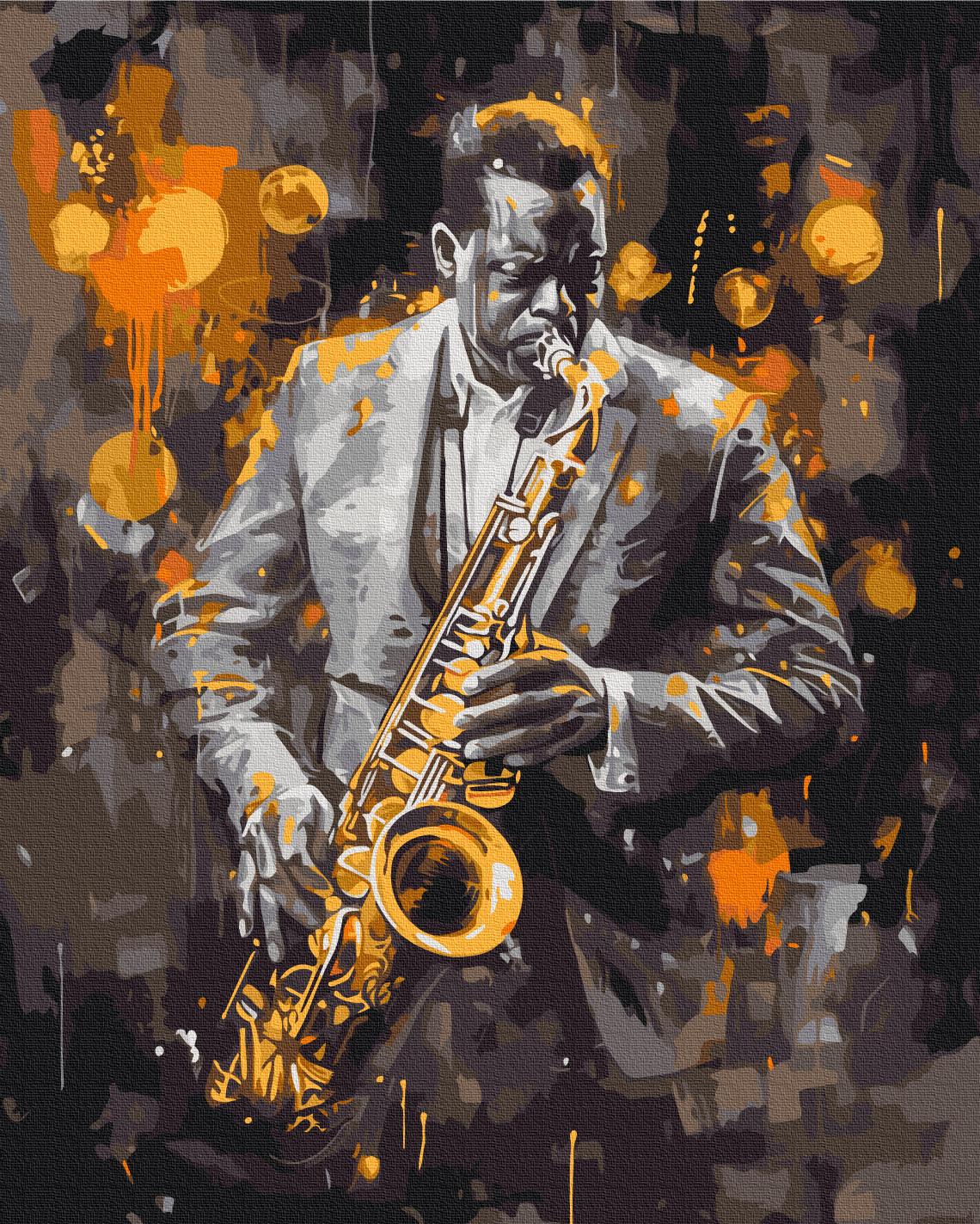 Картина по номерам Brushme Мир джаза 40x50 см (BS54070)