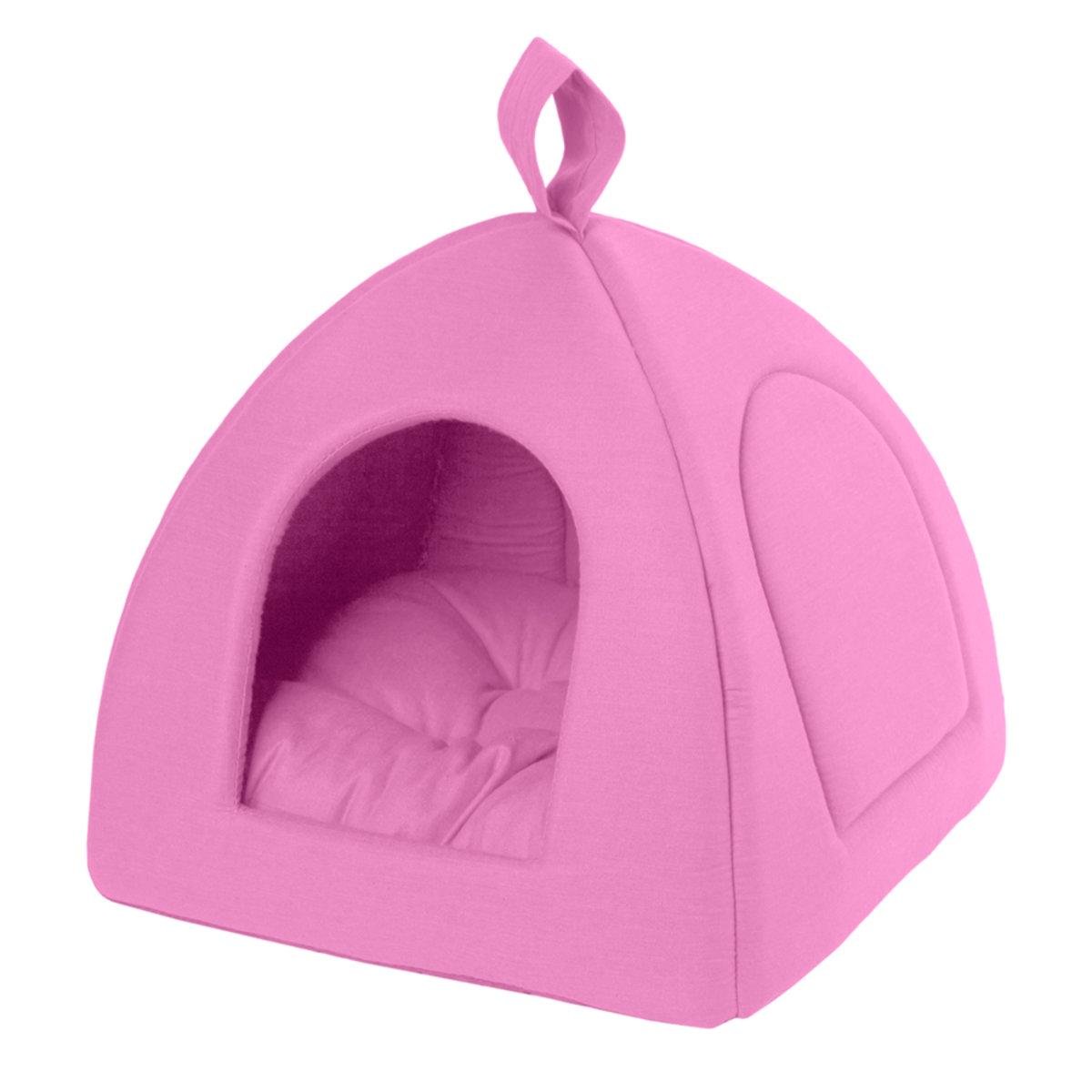 Пирамида для животных Теремок ХXS 35х35х35 см Розовый (41097 Col)