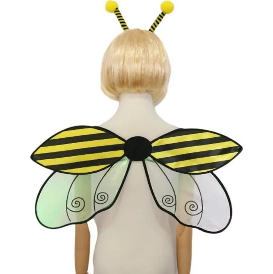 Костюм дитячий Бджілка з подвійними крилами/спідницею/гетрами та обідком (2641709197) - фото 4 Костюм дитячий Бджілка з подвійними крилами/спідницею/гетрами та обідком (2641709197) - фото 4