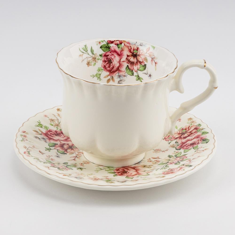 Набор чашек с блюдцами Королевский сад 260 мл на 6 персон (90907) - фото 2 Набор чашек с блюдцами Королевский сад 260 мл на 6 персон (90907) - фото 2