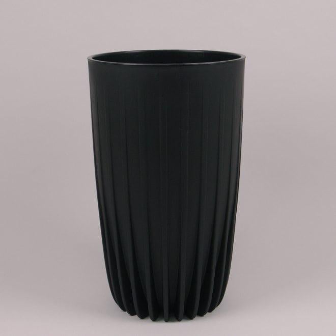 Горшок пластмассовый со вкладом Flora MIRA ECO RECYCLED 79522 высокий 25 см Черный (DR015823) Горшок пластмассовый со вкладом Flora MIRA ECO RECYCLED 79522 высокий 25 см Черный (DR015823)