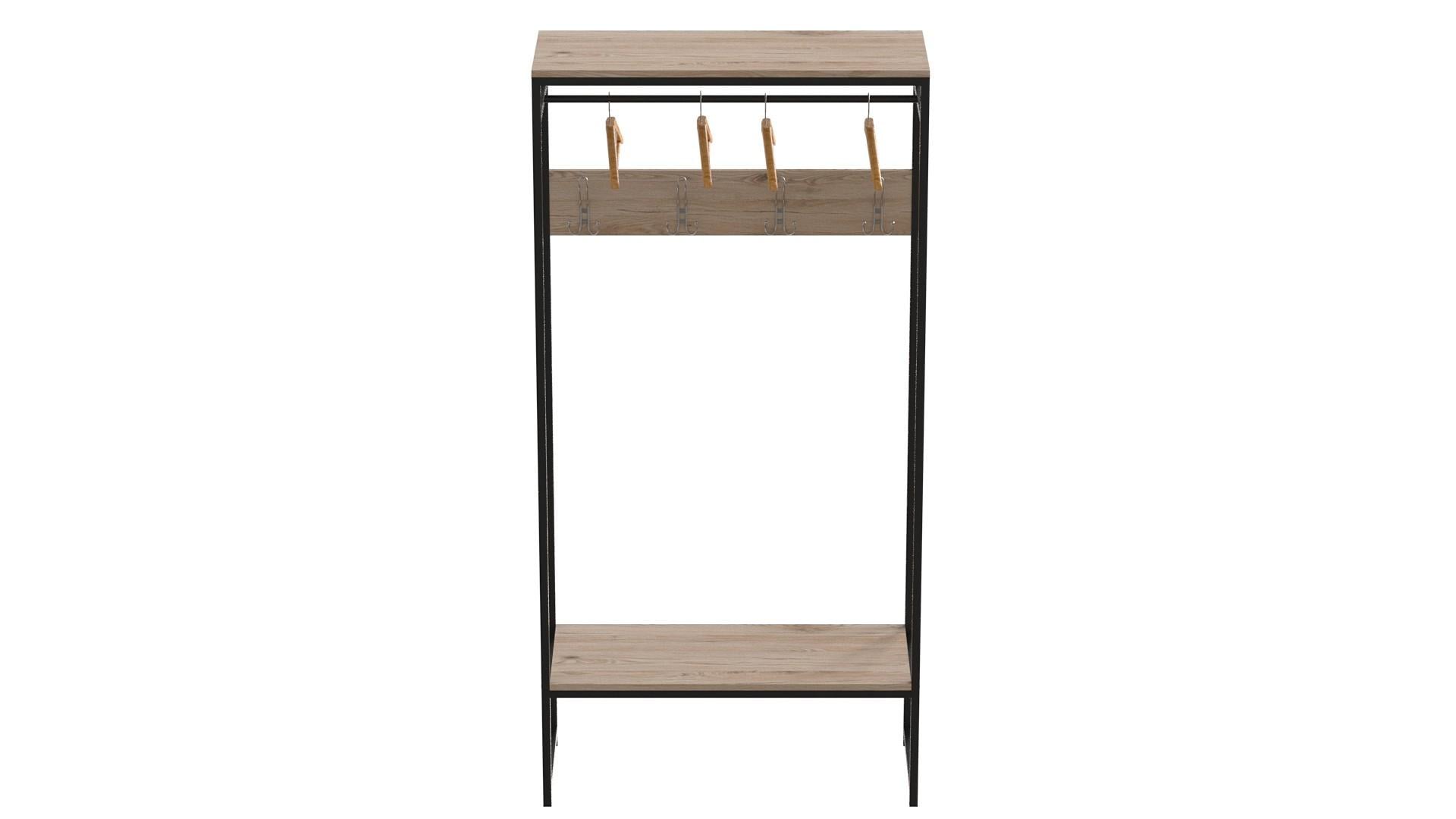 Вешалка модульная напольная Ferrum-decor Трелис 14 ДСП 16 мм 180x90x38 см Черный/Дуб Сан-Марино (FRD-104344) Вешалка модульная напольная Ferrum-decor Трелис 14 ДСП 16 мм 180x90x38 см Черный/Дуб Сан-Марино (FRD-104344)