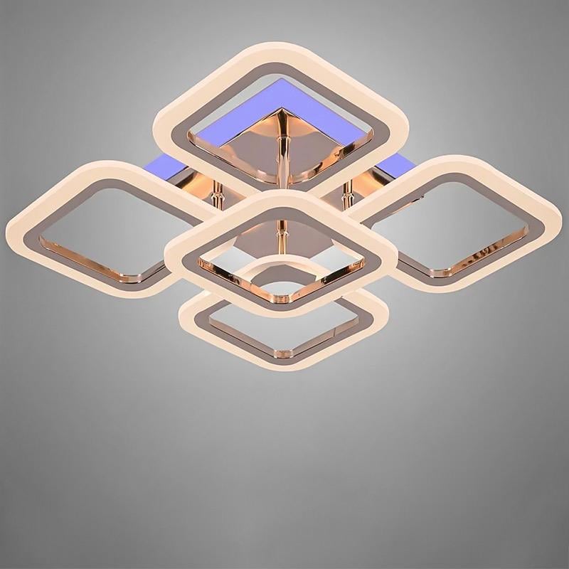 Люстра LED потолочная Light House NM-15998/4+1 FGD+RGB 90W+28W Золотой Люстра LED потолочная Light House NM-15998/4+1 FGD+RGB 90W+28W Золотой