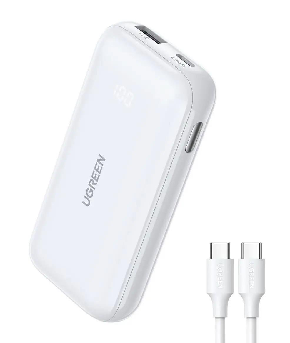 Повербанк Ugreen Nexode PB501 10000 mAh 30W White (614090) - фото 2 Повербанк Ugreen Nexode PB501 10000 mAh 30W White (614090) - фото 2