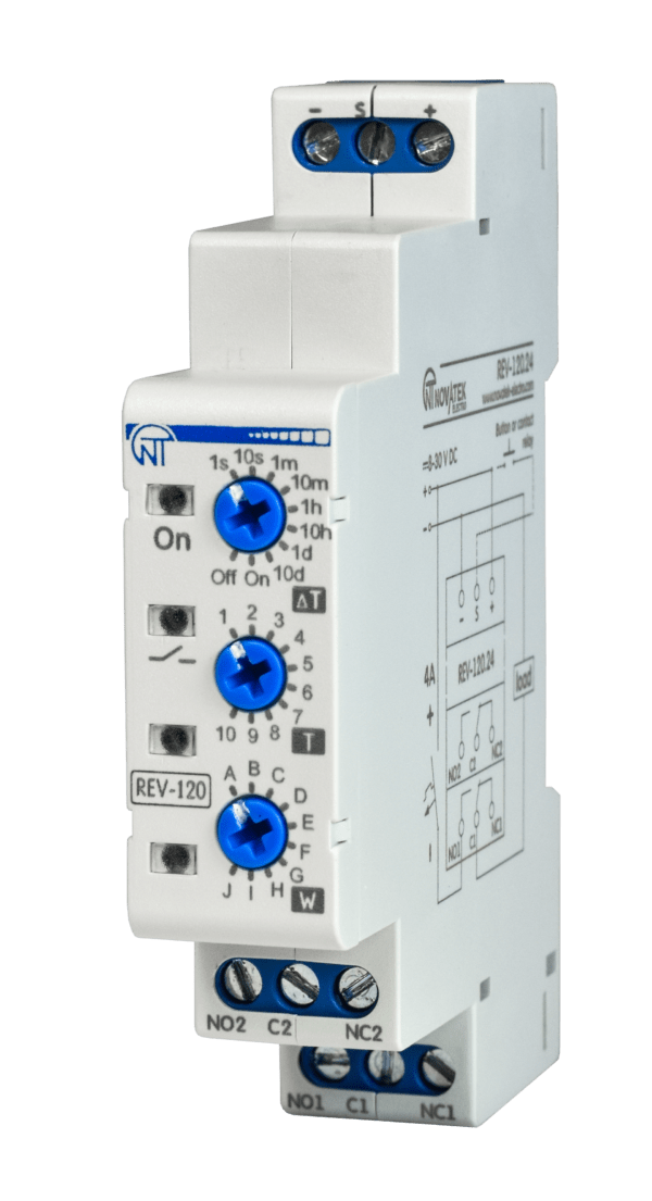 Реле времени Новатек REV-120 24В (14970157)