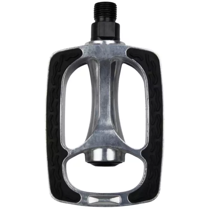 Педали велосипедные со светоотражателями алюминиевые Ссеребристые (VR-6293) - фото 2