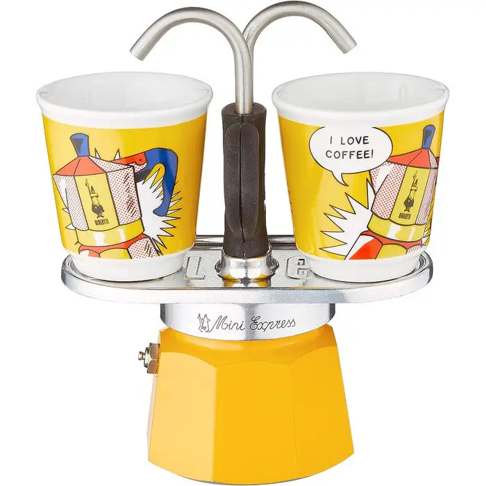 Кавоварка гейзерна Bialetti Set Mini Express Lichtenstein 9 (90001405/NP) - фото 1