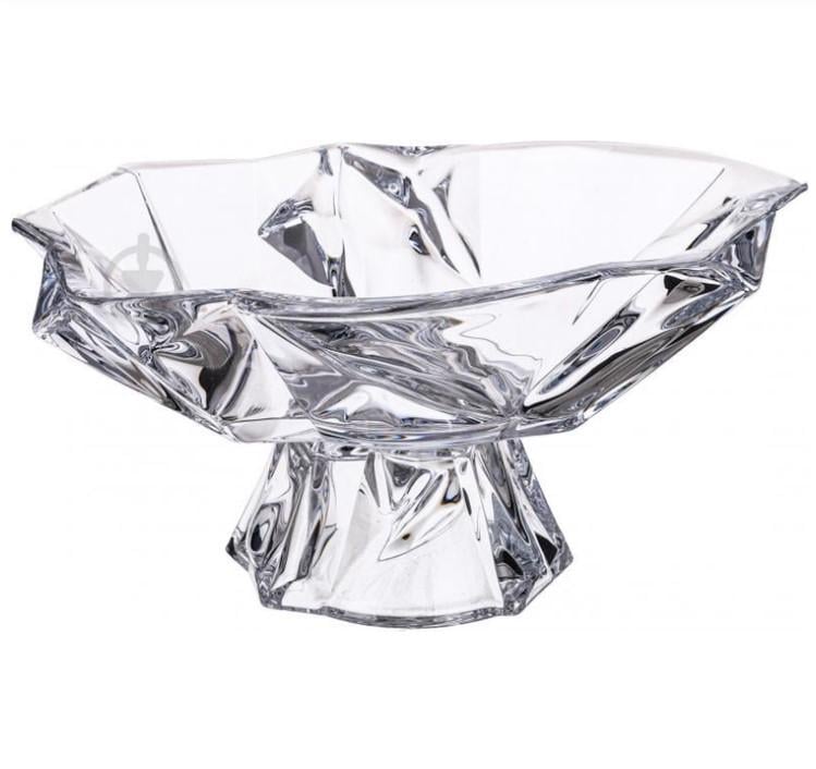 Фруктовниця на ніжці Bohemia Enigma богемське скло 33 см (5cf5cd34) - фото 1
