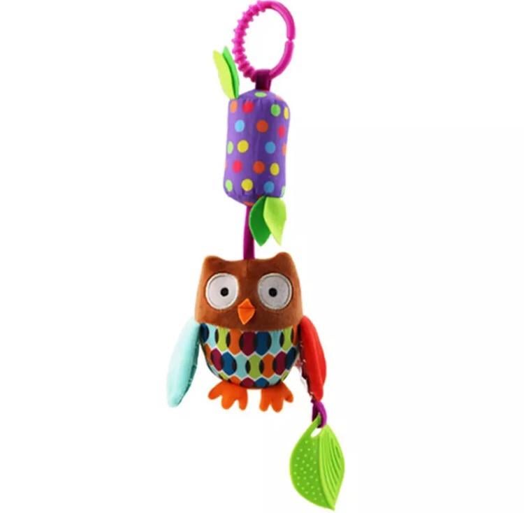 Подвесная игрушка с колокольчиком SKK-016 Совушка (1195609729)