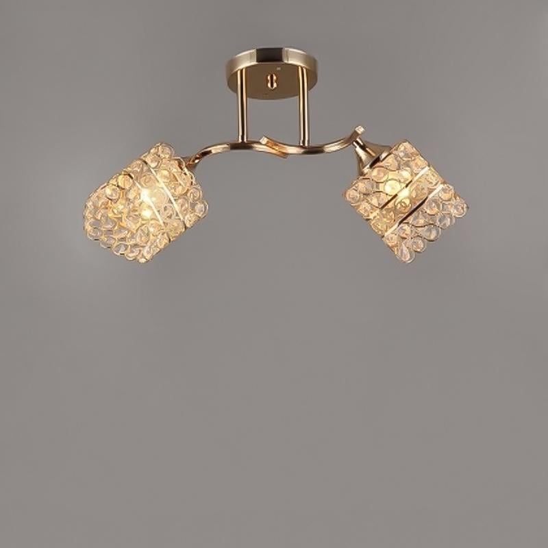 Люстра стельова Light House MX-16106/2 на дві лампи Золото