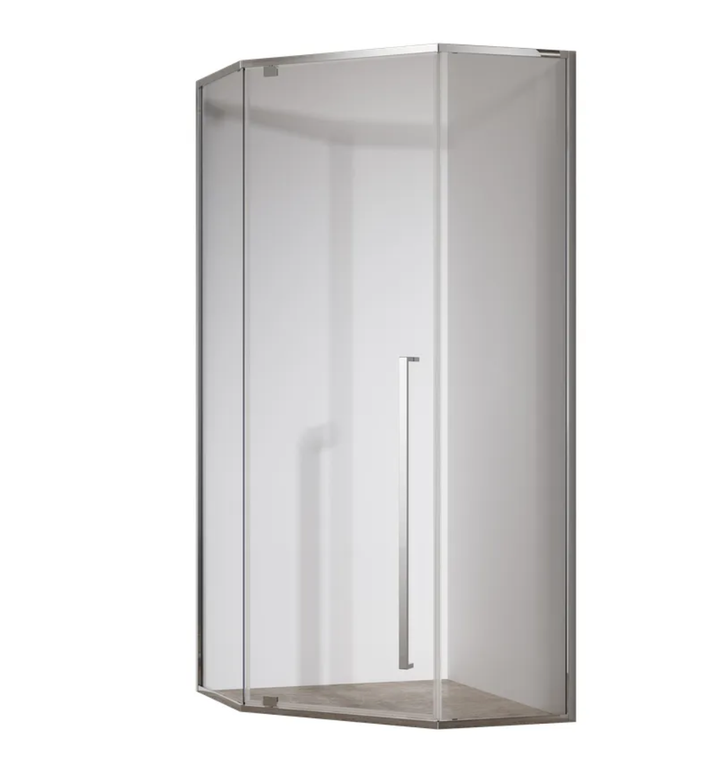 Душова кабіна без піддону KOER SR SC06-90x90x200-TR-01 прозоре скло Easy Clean 8 мм Хром (KR5364) Душова кабіна без піддону KOER SR SC06-90x90x200-TR-01 прозоре скло Easy Clean 8 мм Хром (KR5364)