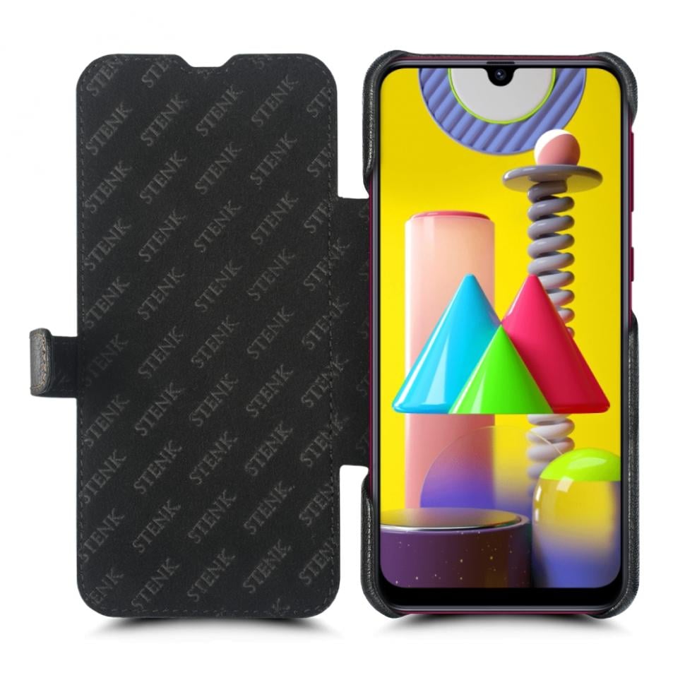 Чехол книжка Stenk Premium для Samsung Galaxy M31 Черный (65769)