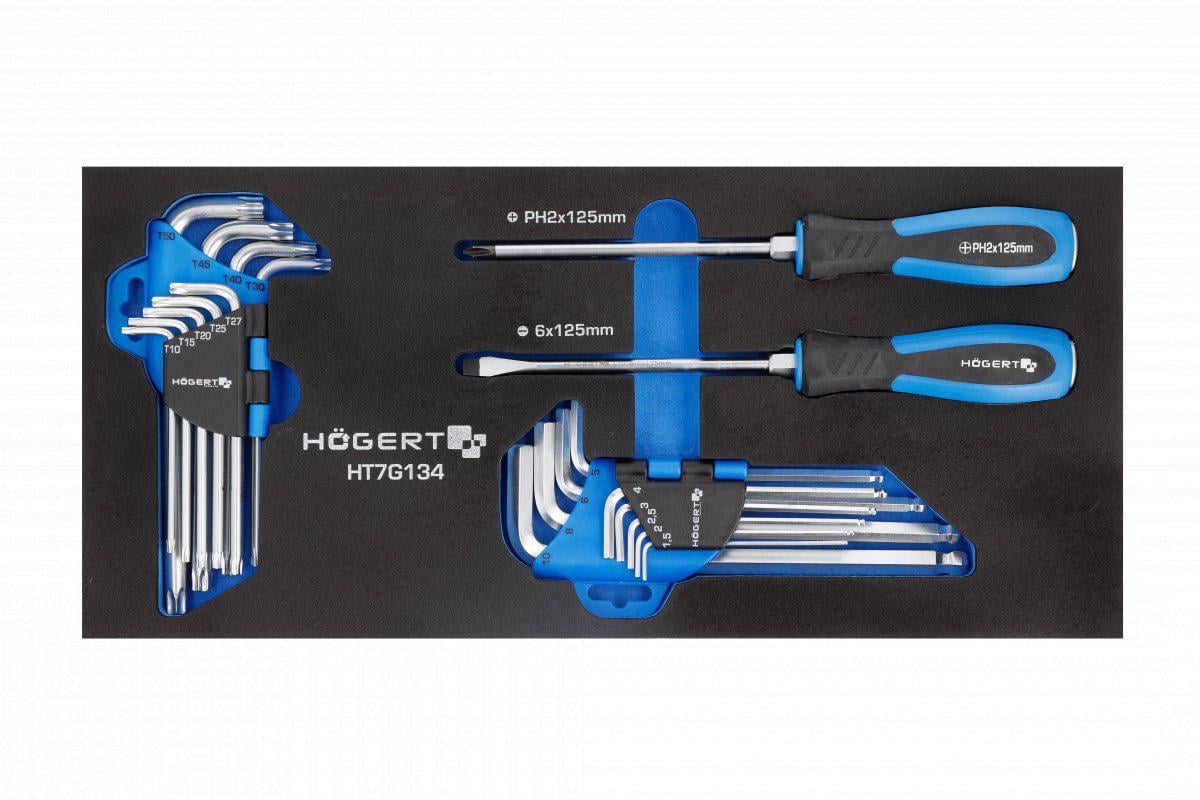 Набор отверток/ключей HEX и TORX 20 шт. (HT7G134)