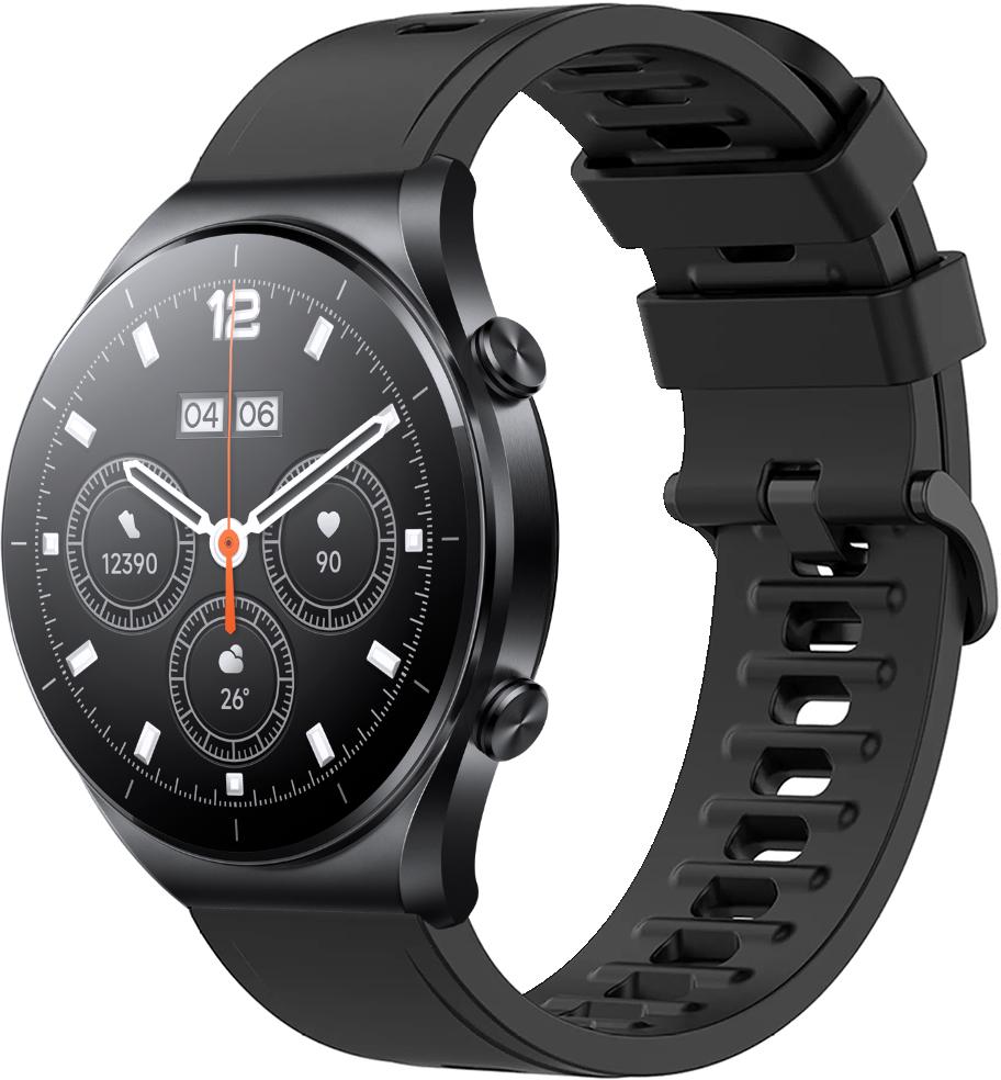 Ремінець Convex для Xiaomi Watch S1 Acttive Black (28997-2B) Ремінець Convex для Xiaomi Watch S1 Acttive Black (28997-2B)