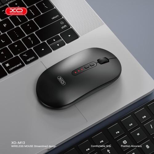 Компьютерная мышка Xo M13 Tri-mode Bluetooth Wireless Silent Mouse Черный - фото 5