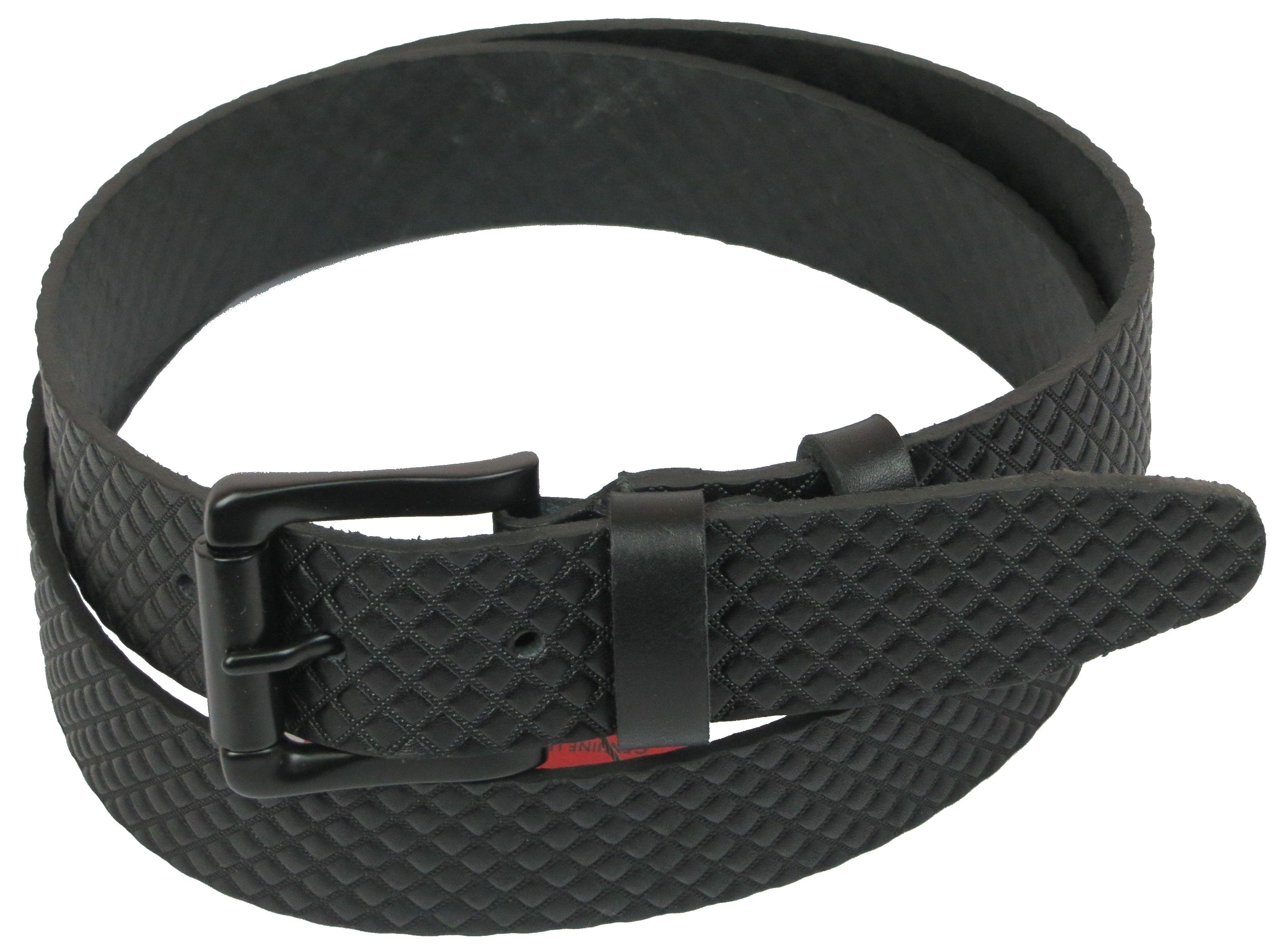 Ремень мужской Skipper кожаный Черный (1064-40)