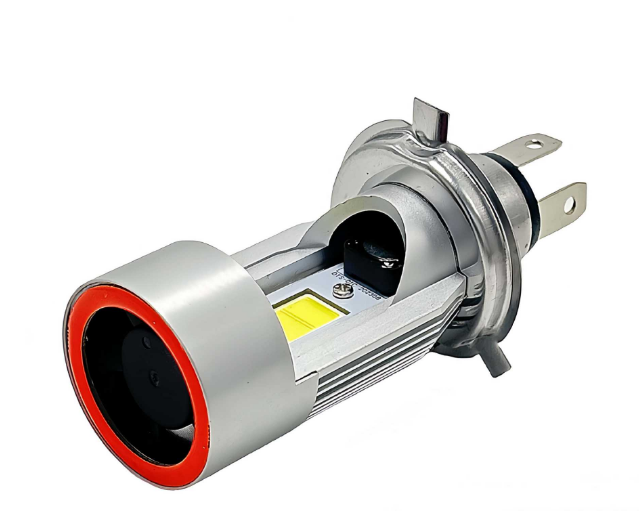 Лампа LED H4 Angel Eye с красной подсветкой 20 Вт 2000Lm (2877371376)