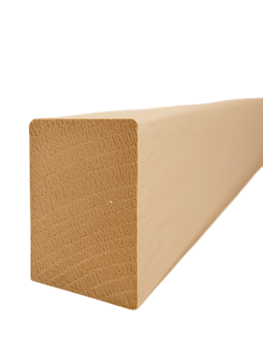 Плинтус деревянный из дуба Прямоугольный под покраску 40х20 мм (29954674)