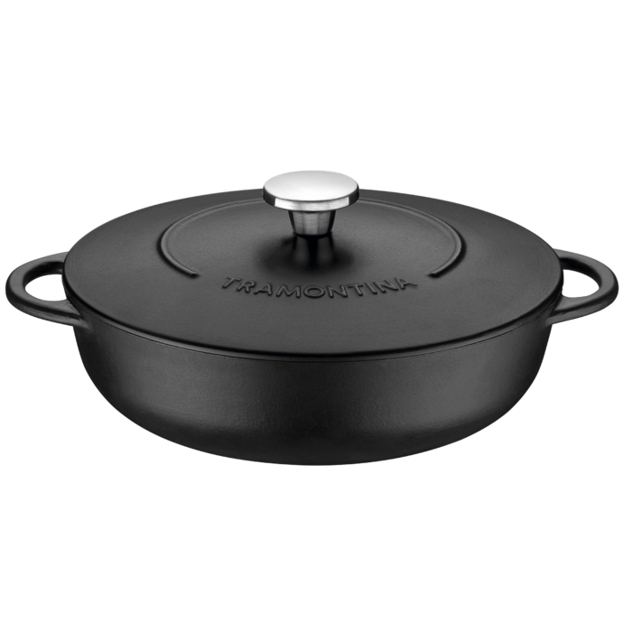 Кастрюля Tramontina Trento 28 см 4,1 л Черный