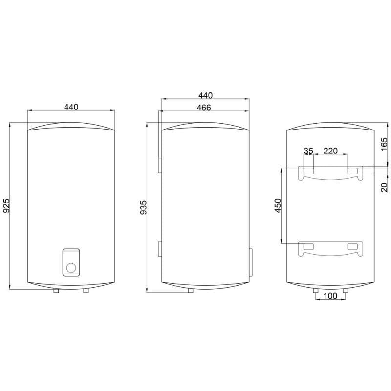 Водонагрівач Thermo Alliance D100V20J3 D K 100 л (VRM00042042) - фото 2