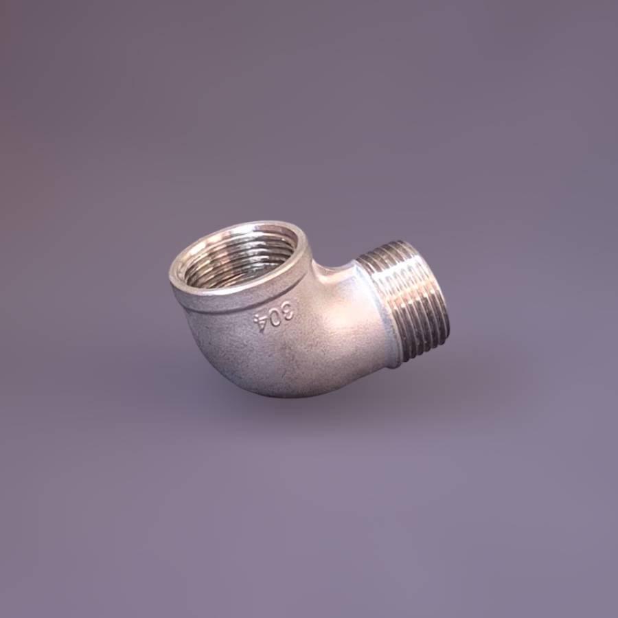 Відвід різьбовий DN25 ВН/ЗР н/ж сталь AISI304 90° Class 150 BSPP ISO 4144 1" (29203026) - фото 6 Відвід різьбовий DN25 ВН/ЗР н/ж сталь AISI304 90° Class 150 BSPP ISO 4144 1" (29203026) - фото 6