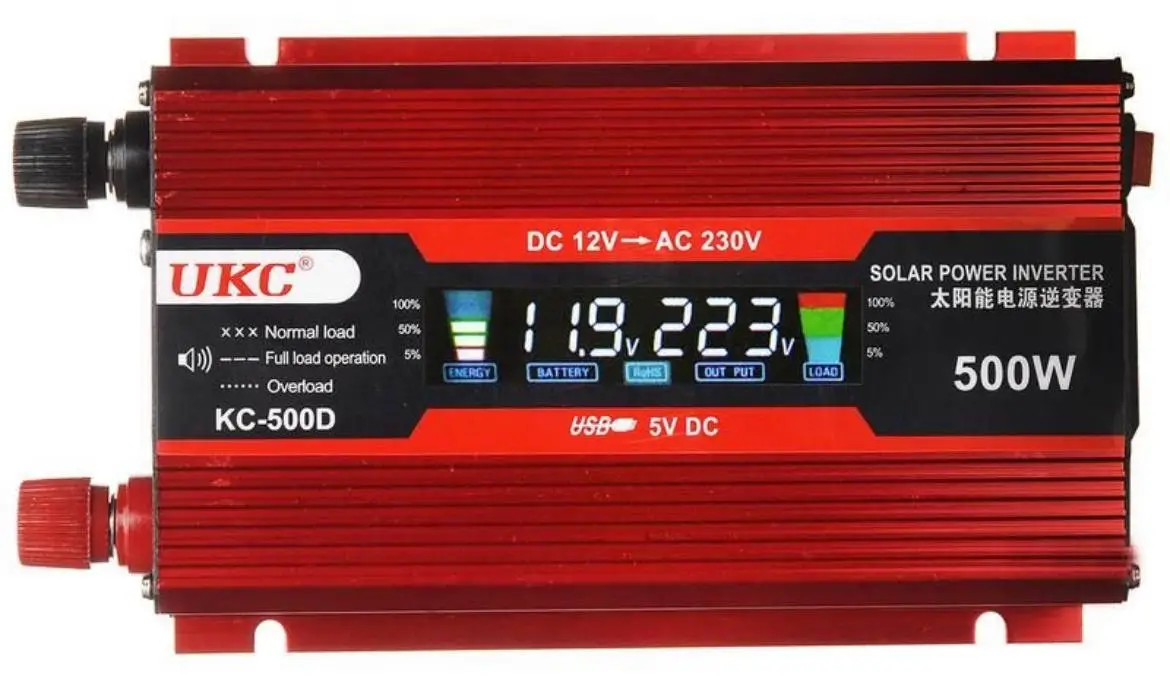 Автомобільний інвертор 12V 500W Liquid Crystal Display (000535832)