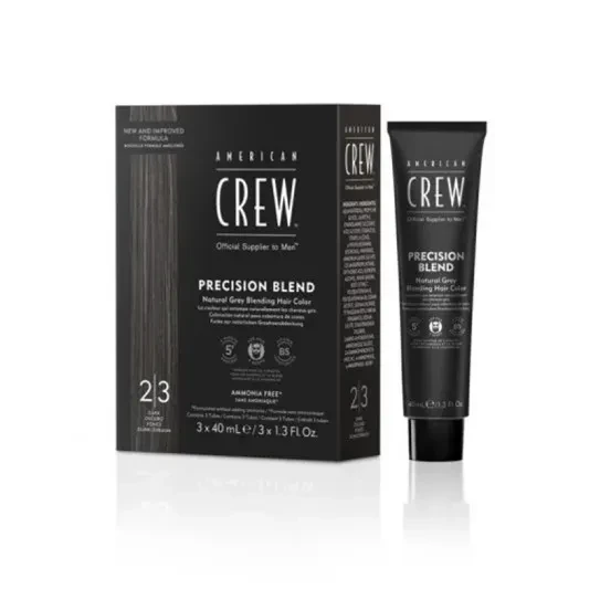 Система маскировки седых волос уровень 2-3 American Crew Precision Blend Dark 3x40 мл